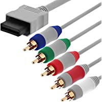 Fosmon Nintendo Wii-Wii U Reemplazo de componentes de Salida de Alta definición AV Cable Cable de HDTV-EDTV (480p de…